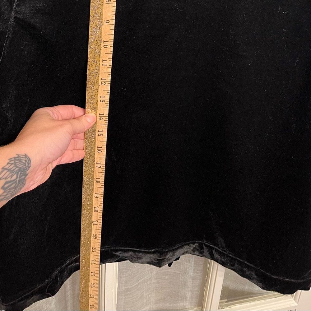 Vintage America  Blues Black Velvet Embellished Jacket - Picture 10 of 11